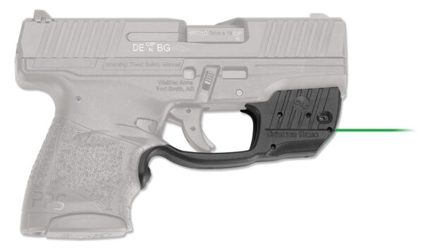 Crimson Trace 0158101 Laserguard  Fits Walther PPS M2, Green Laser Black Polymer