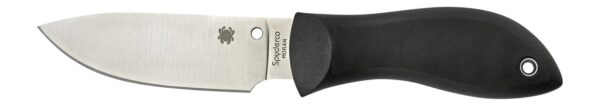 Spyderco FB02P Moran  3.88" Fixed Drop Point Plain Satin VG-10 SS Blade/Black FRN Handle Includes Sheath w/G-Clip