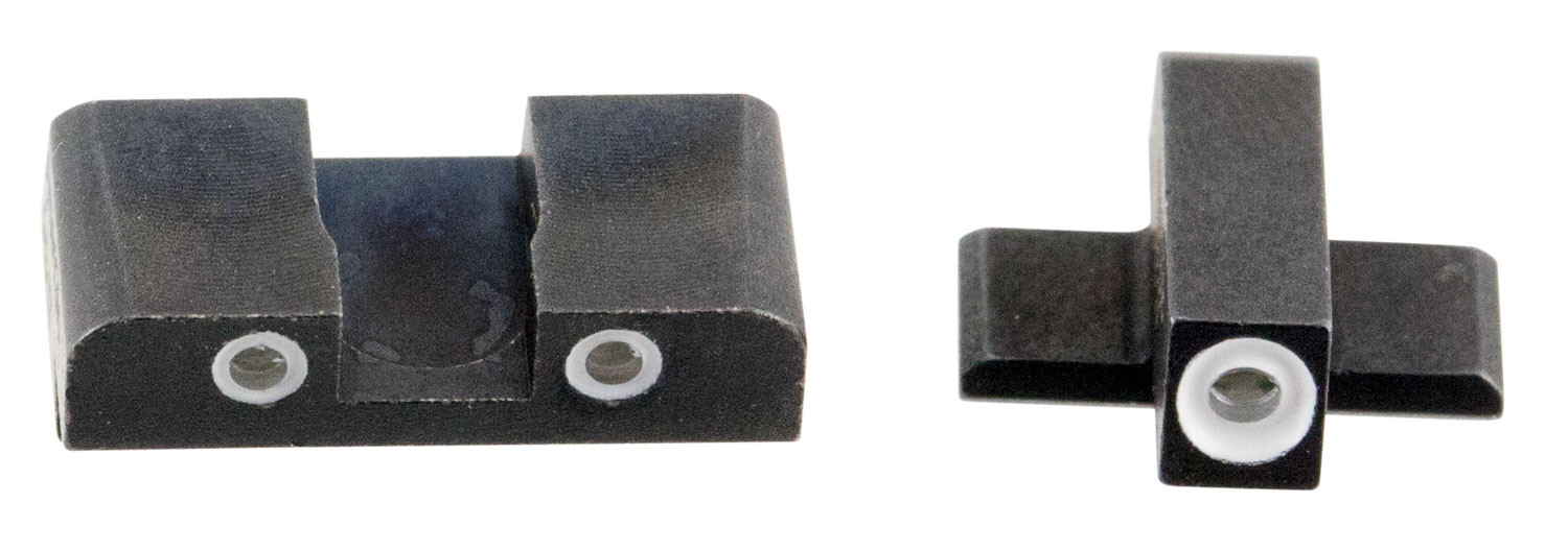 AmeriGlo SG161 Classic Tritium Sight Set for Sig Sauer  Green Tritium White Outline Front Sight-Green Tritium White Outline Rear Sight