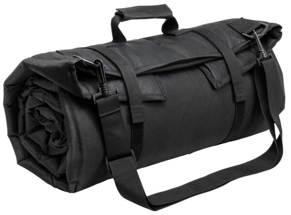 NcStar CVSHMR2957B Roll Up Shooting Mat  Black PVC 69"L x 35" H