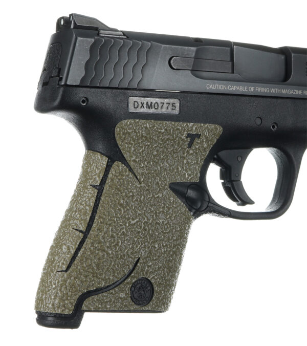 Talon Grips 705M Adhesive Grip  Textured Moss Rubber for S&W M&P Shield 9,40