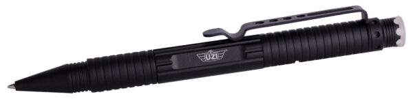 Uzi Accessories UZITACPEN1BK Defender Tactical Pen Black Aluminum 6.10"