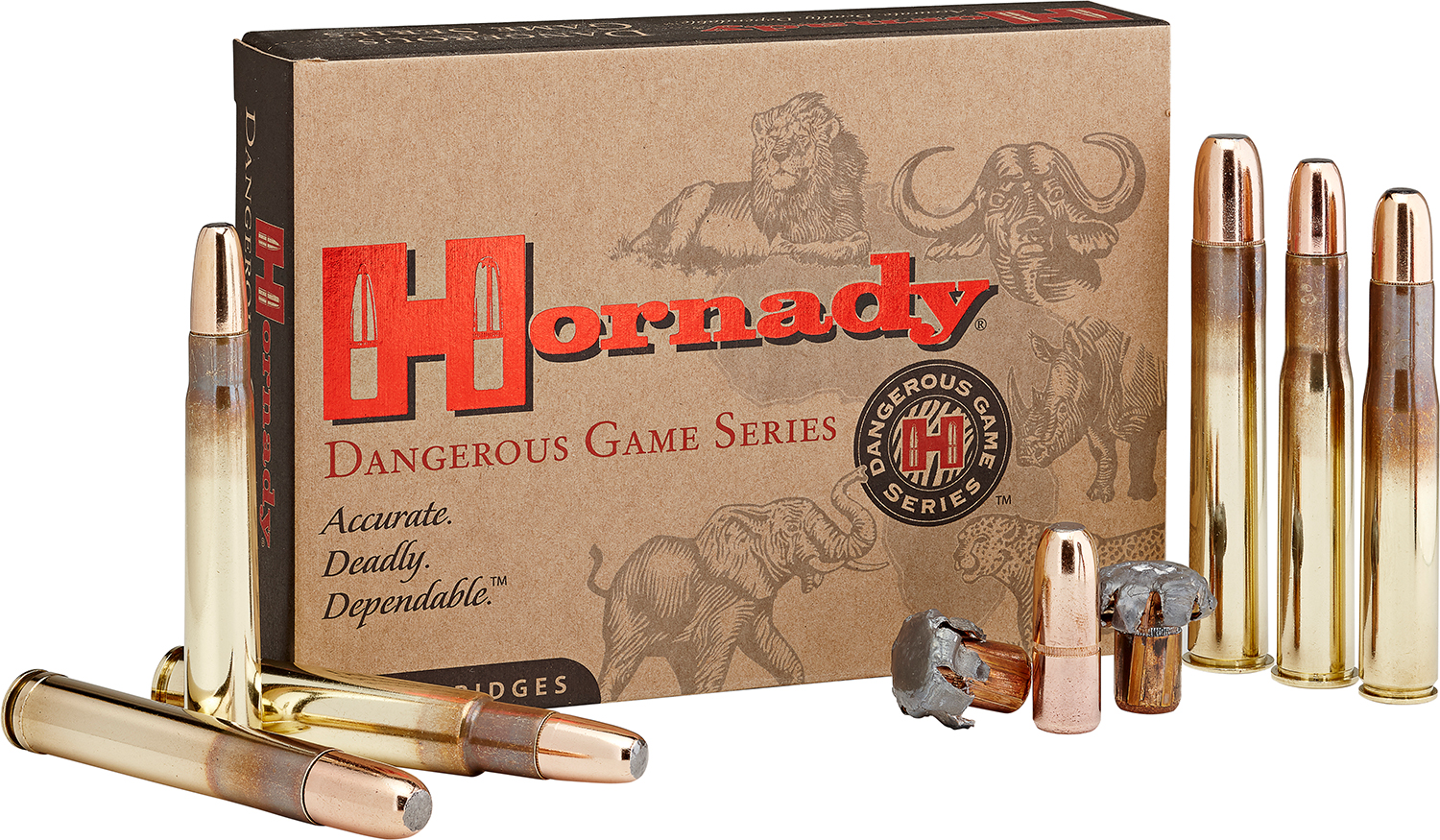 Hornady 82381 Dangerous Game  404Jeffery 400gr DGX Bonded 20 Per Box/6 Case