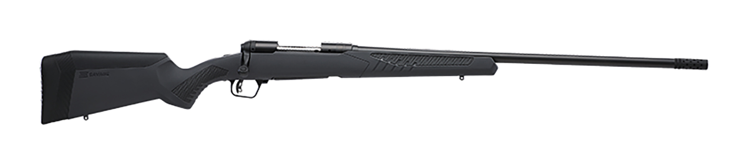 Savage Arms 57036 110 Long Range Hunter 300 Win Mag 4+1 26", Matte Black Metal, Gray Fixed AccuStock with AccuFit