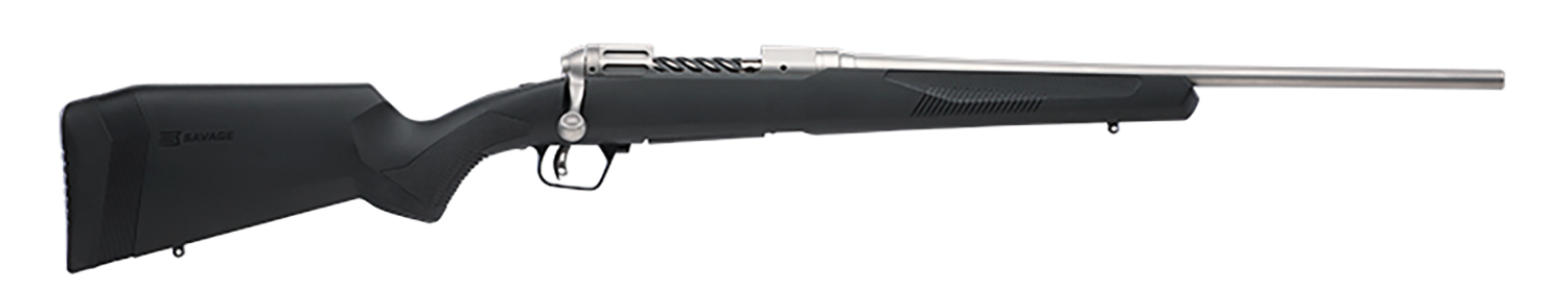 Savage Arms 57075 110 Lightweight Storm 6.5 Creedmoor 4+1 20", Matte Stainless Metal, Black Synthetic Stock