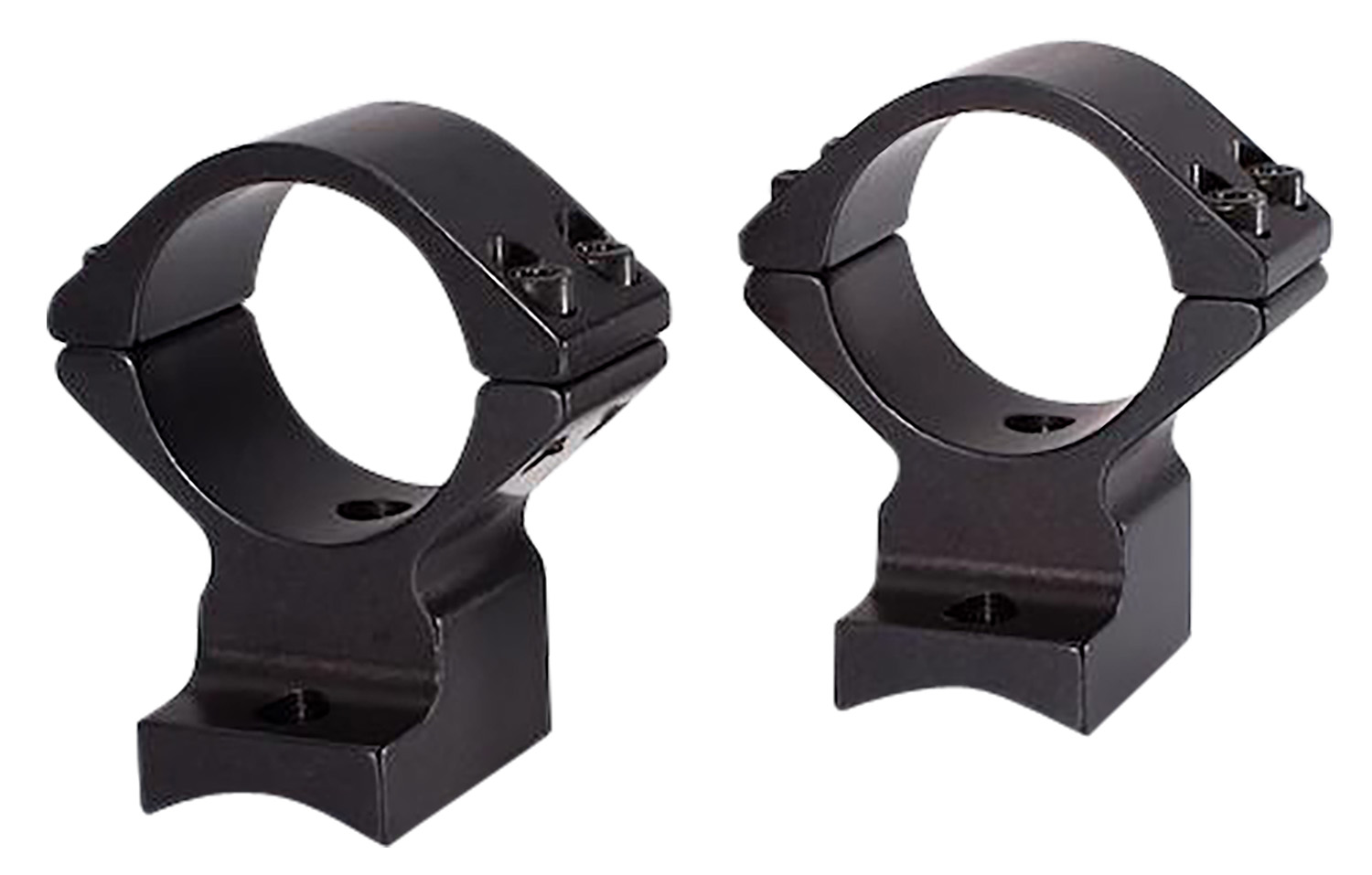 Talley 74X725 Scope Mount/Ring Combo  Extended Black Anodized 30mm Tube Savage Round Receiver with AccuTrigger (110 Series/A17/A22) Medium Rings