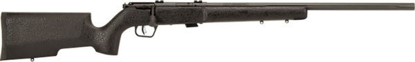 Savage Arms 25745 Mark II TR Full Size 22 LR 5+1 22" Matte Black Heavy Fluted Barrel, Matte Black Drilled & Tapped Carbon Steel Receiver, Matte Black Tactical Wood Stock, Right Hand