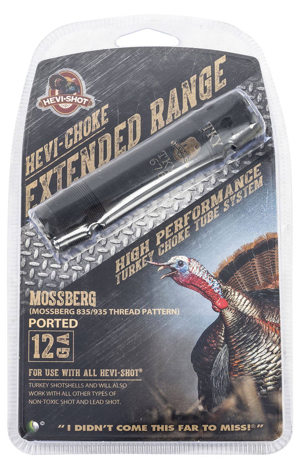 HEVI-Shot 450127 Hevi-Choke Turkey Mossberg 835/935 12 Gauge Extended Range Ported 17-4 Stainless Steel