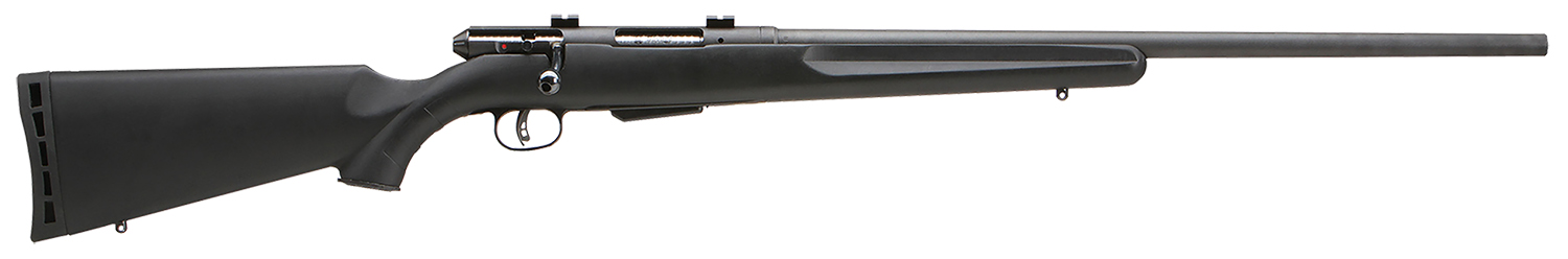 Savage Arms 19155 25 Walking Varminter Full Size 223 Rem 4+1 22" Matte Black Heavy Barrel, Matte Black Carbon Steel Receiver Drilled & Tapped, Matte Black Fixed Varmint Synthetic Stock, Right Hand