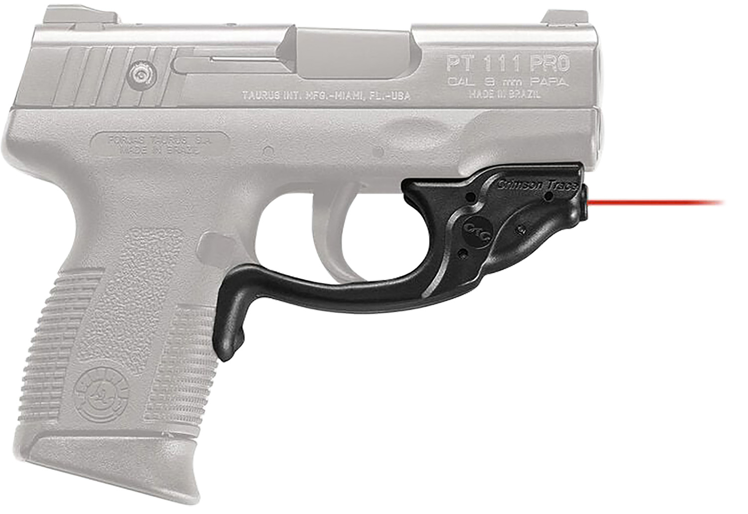 Crimson Trace 0180301 Laserguard  Taurus Millennium Pro, Green Laser Black Polymer