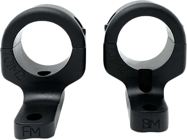 DNZ 701M2 Game Reaper 2 Scope Mount/Ring Combo Matte Black 1" Howa
