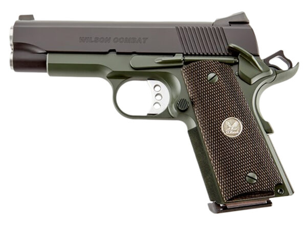WILSON COMBAT CQBC 45ACP 4" 8+1 BLK/GRN CA