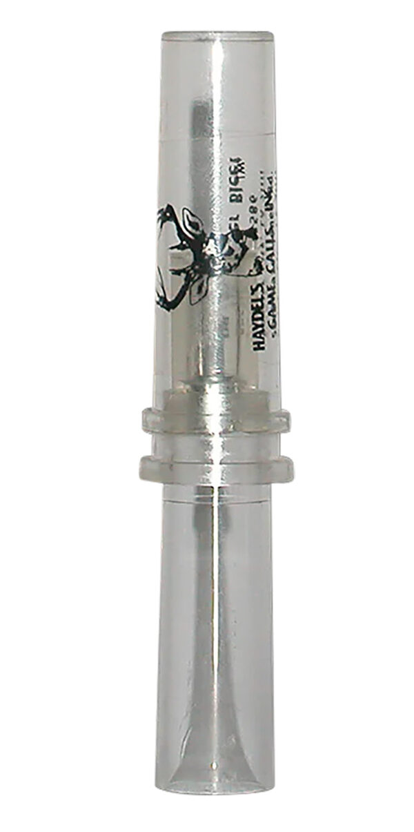 Haydel's Game Calls DB85 Deer Bleat  Open Call Doe Sounds Attracts Deer Clear Acrylic