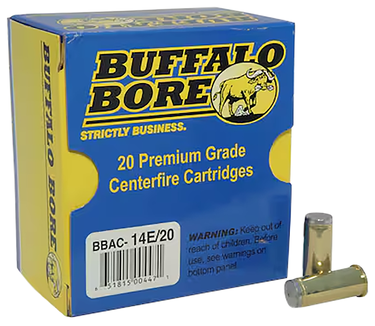Buffalo Bore Ammunition 14E20 Anti-Personnel Strictly Business 44S&W Spl 200gr Hard Cast Wadcutter 20 Per Box/12 Case