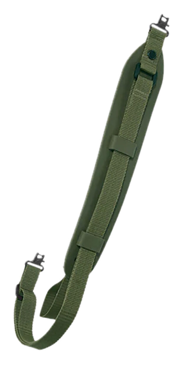 Outdoor Connection Super Grip Sling Green Nylon 32" OAL Padded Rifle/Shotgun Sling