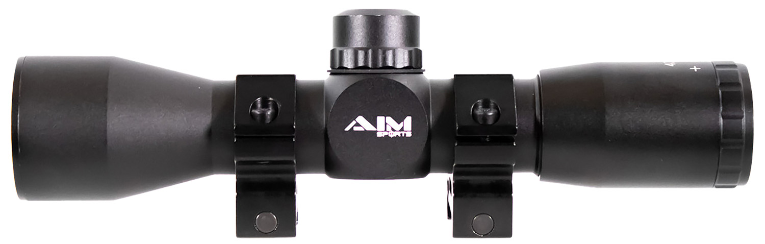 Aim Sports JTM432B Tactical Compact Black Anodized 4x 32mm 1" Tube Mil-Dot Reticle