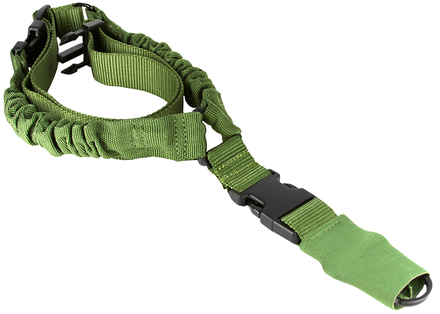 Aim Sports AOPS01G One Point  Green Elastic Webbing 26" OAL Bungee Rifle