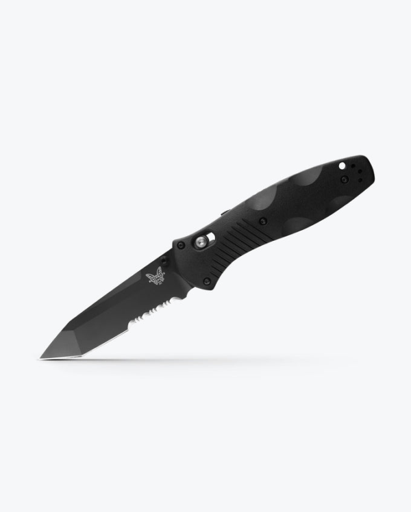 Benchmade Barrage Assisted-Opening Folding Knife – Black Valox Handle