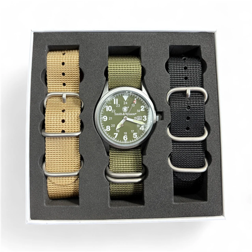 42MM Military Watch- 3 Nato Military Straps