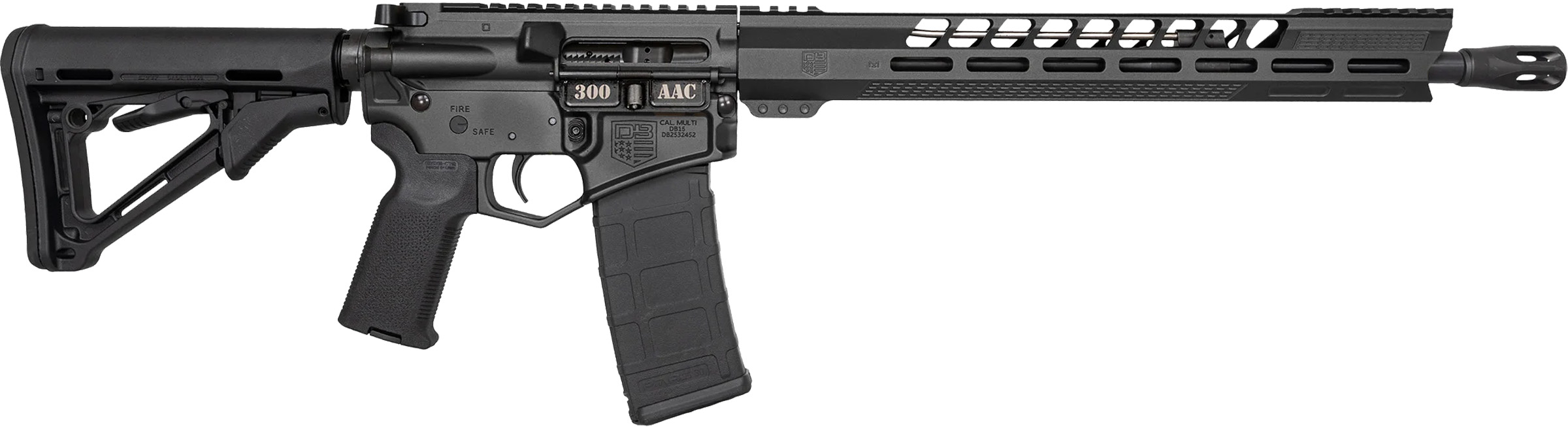 DBF DB15 BLKGLD 300BLK RFL 16B