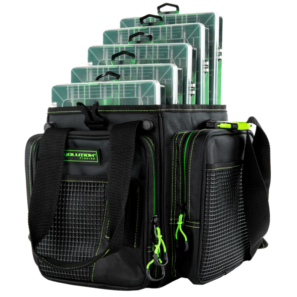 Evolution Fishing Drift Series Vertical 3600 Tackle Bag with 5 Tackle Trays