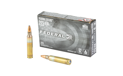 Federal Tactical Bonded .223 Remington 62 Grain Soft Point Ammunition – 20 Rounds