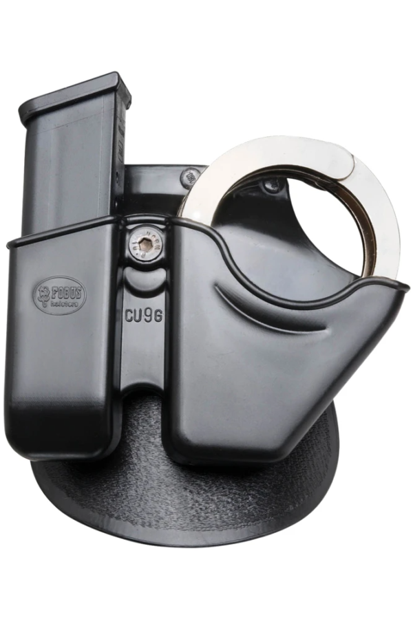 Fobus CU9G Combo Pouch for Glock 9mm Double-Stack Magazine and S&W Model 100 Handcuffs