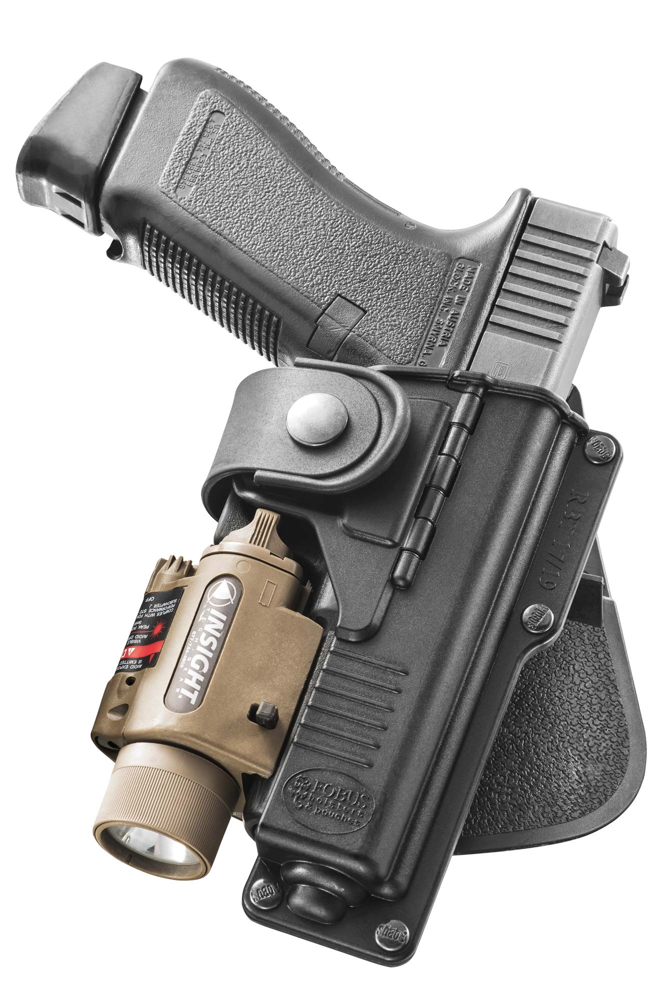 Fobus RBT19 OWB Holster for Canik TP9 Elite SC/SF/SA, Glock 19/19X/23, IWI Masada Slim, Ruger RXM, Shadow Systems MR920, CZ P-01, Emtan Ramon