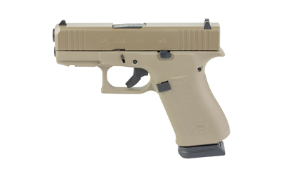 Glock G43X Rail 9mm 15-Round FDE Cerakote Pistol