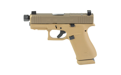 Glock 43X 9mm 15-Round DEBO FDE Threaded Barrel Pistol