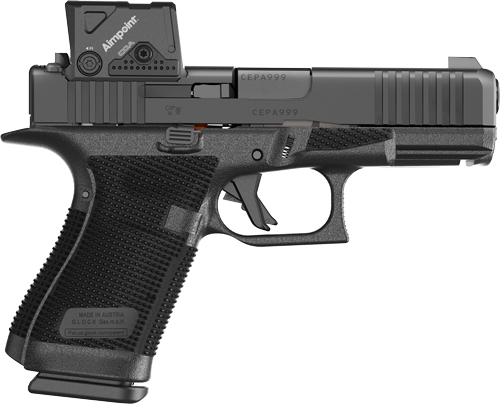 Glock 19 DC8 9mm Gen6 Pistol with Aimpoint COA Red Dot – 15-Round – Black