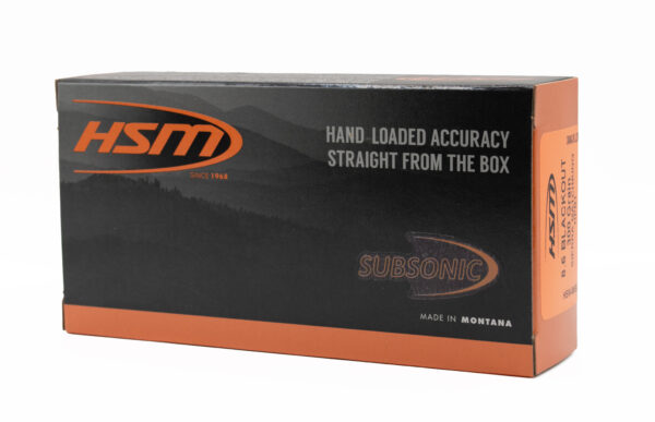 HSM SUBSONIC 8.6BLK 300GR HP BT 20/25