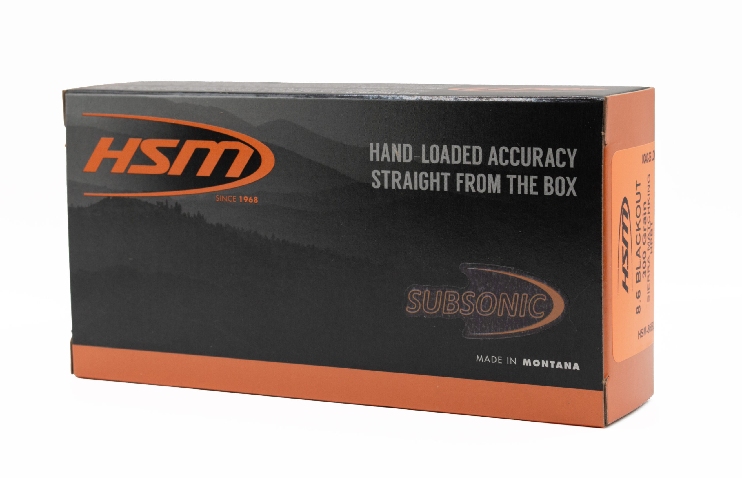 HSM SUBSONIC 8.6BLK 300GR HP BT 20/25