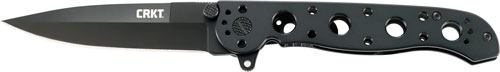 CRKT M16-03KS 3.5" PLAIN EDGE - SPEAR POINT BLACK BLADE