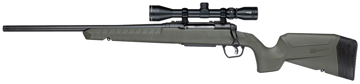 Savage AXIS 2 XP 270 Win 20" Bolt-Action Rifle with 3-9x40 Scope – OD Green – Left-Hand – 4-Round