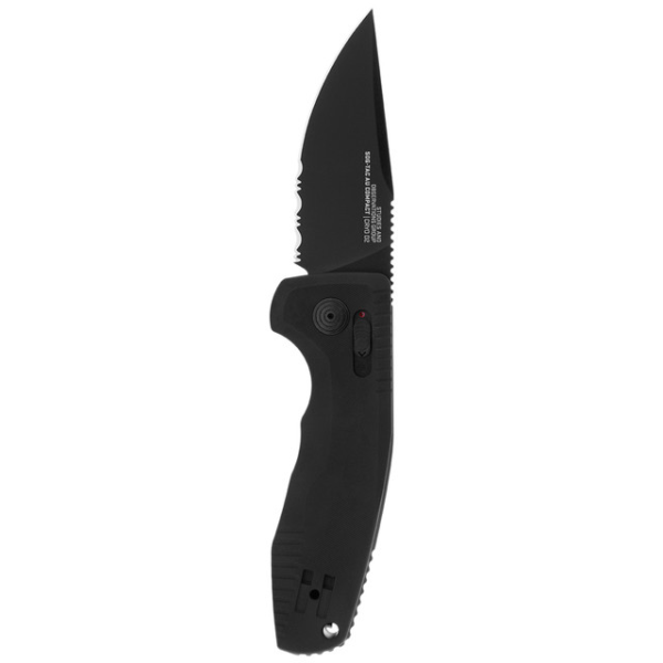 SOG-TAC AU CompactÂ  â Black / Partially Serrated