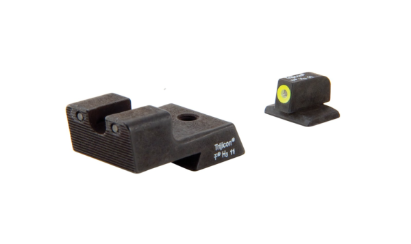 Trijicon HD Night Sights 1911 Novak Style Low Mount Dovetail Three Dot Tritium Sight Set