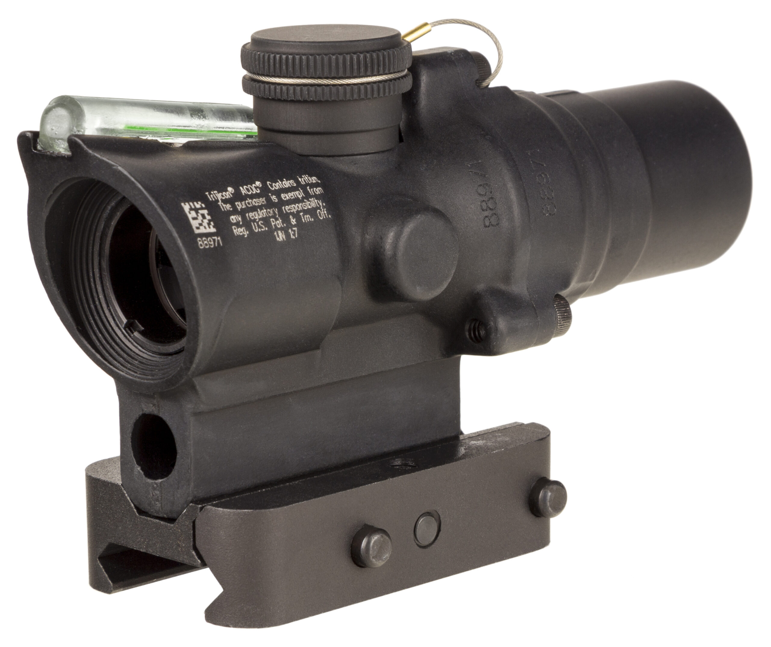 Trijicon ACOG 1.5x16S Dual Illumination Green RTR Horseshoe Dot Riflescope with Compact Mount