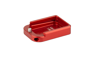 TTI Base Pad for 2011 9mm/.38 Super Magazines +2 4mm Extension (Red)