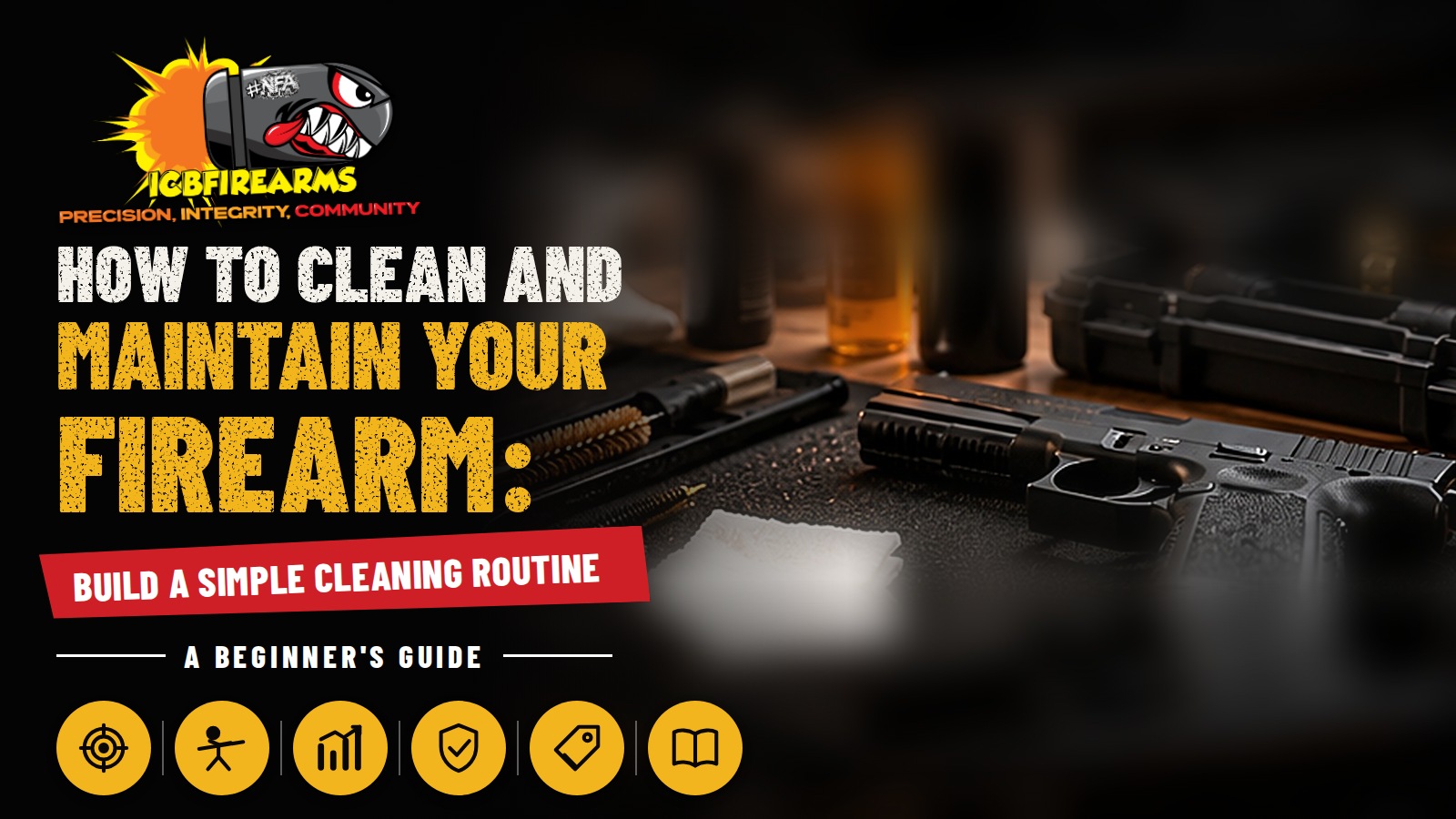How to clean and maintain your firearm: a beginner's guide
