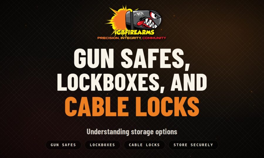 Gun safes, lockboxes, and cable locks: understanding storage options