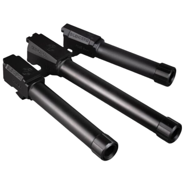 SilencerCo Threaded Barrel for Glock 26 9mm Luger 1/2x28 3.9" Black