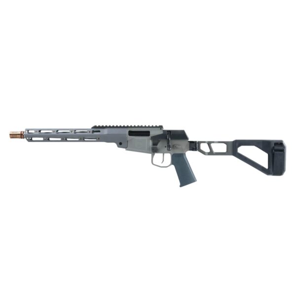 Q Mini Fix 6mm ARC 12" Threaded Barrel Bolt-Action Pistol with Gray Accents
