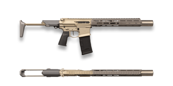 Q Honey Badger SBR SD 300 Blackout 7" Barrel Sniper Grey Pistol with Geissele Trigger