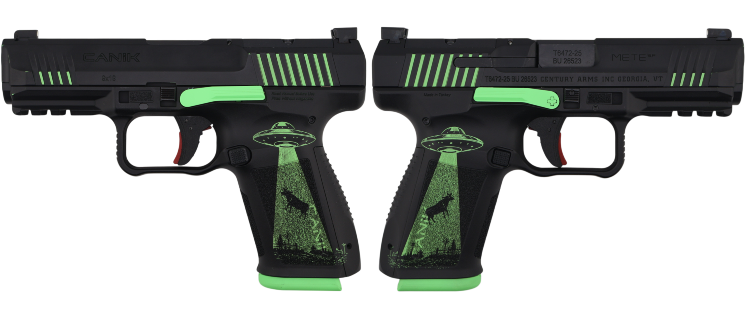 CANIK METE SF ONE SERIES 9MM ABDUCTION PSTL 4.19 BRL 1-15RD MAG