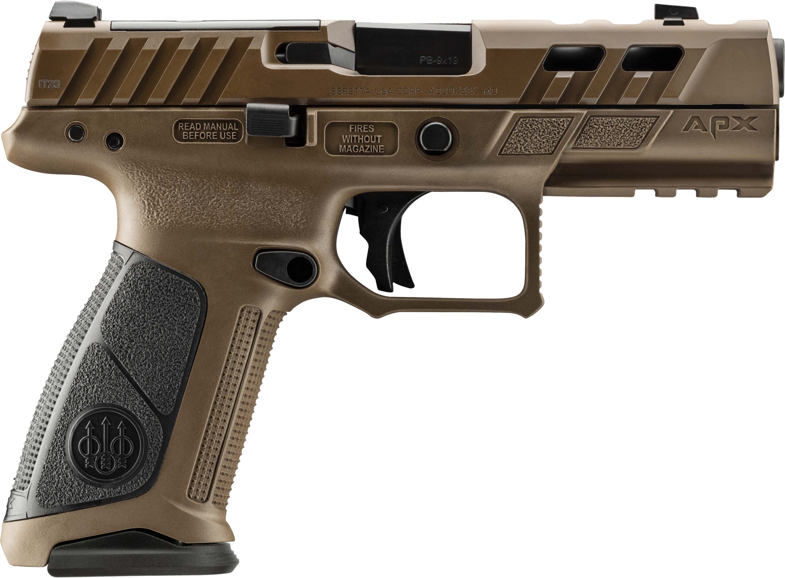 BTA APXA1 PT 9MM 4B OR FDE 15R